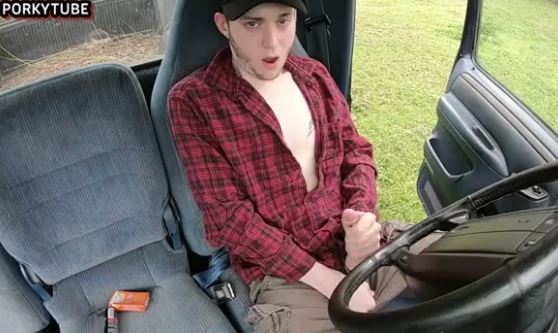 When young drive truck